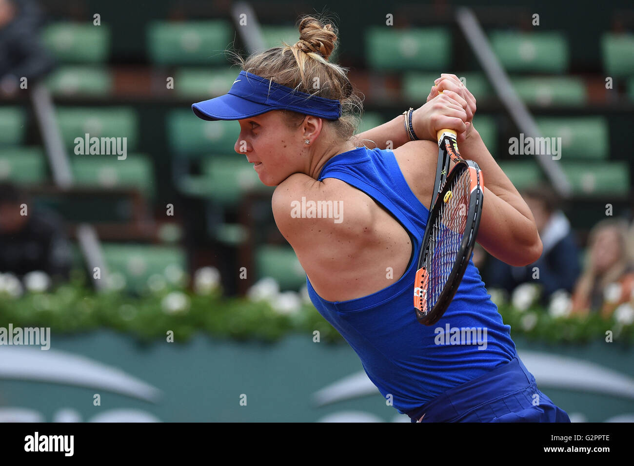 01.06.2016. Roland Garros, Parigi, Francia, Open di Francia di tennis campionati, giorno 11. Elina Svitolina (UKR) Foto Stock