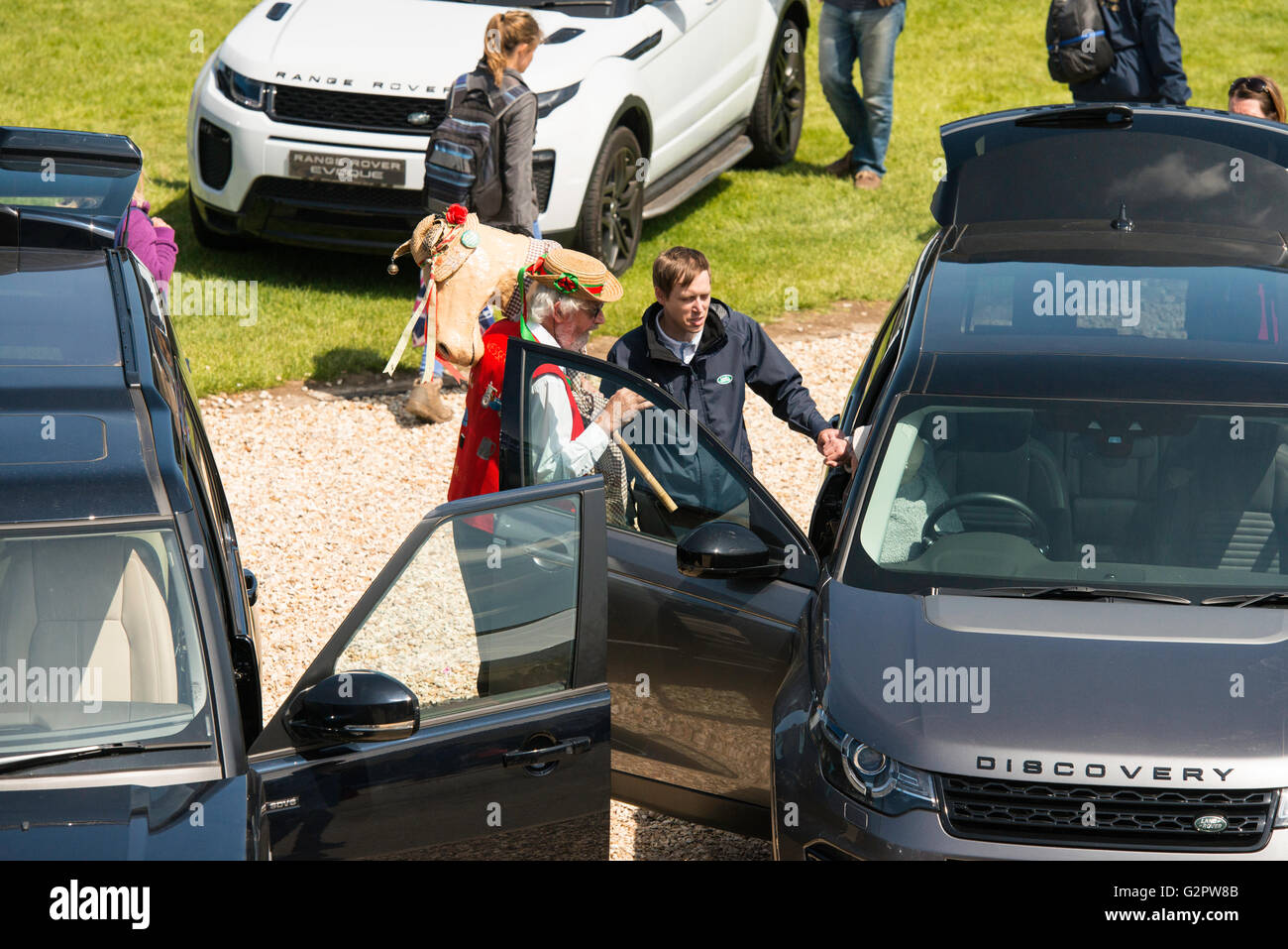 Shepton Mallet, UK. 2 Giugno 2016. morris uomini al bagno e West Show 2016. James Thomas/Alamy Live News Foto Stock