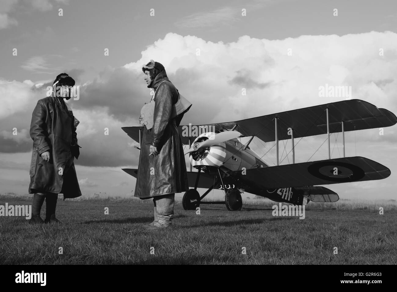 Sopwith Snipe ZK-SNI, a Stow Maries Foto Stock