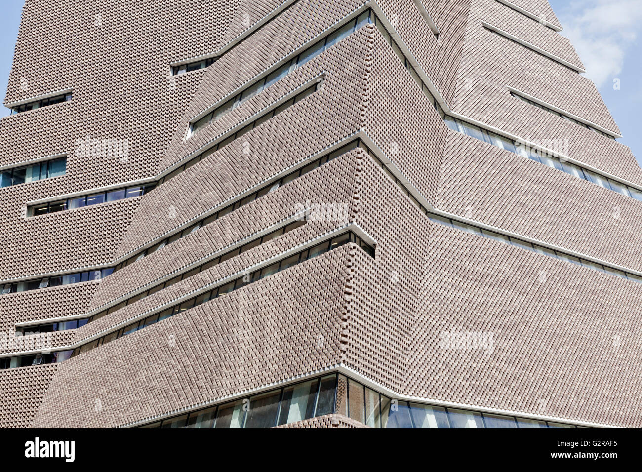 La Tate Modern di casa Interruttore estensione, Bankside a Londra, Inghilterra. Foto Stock