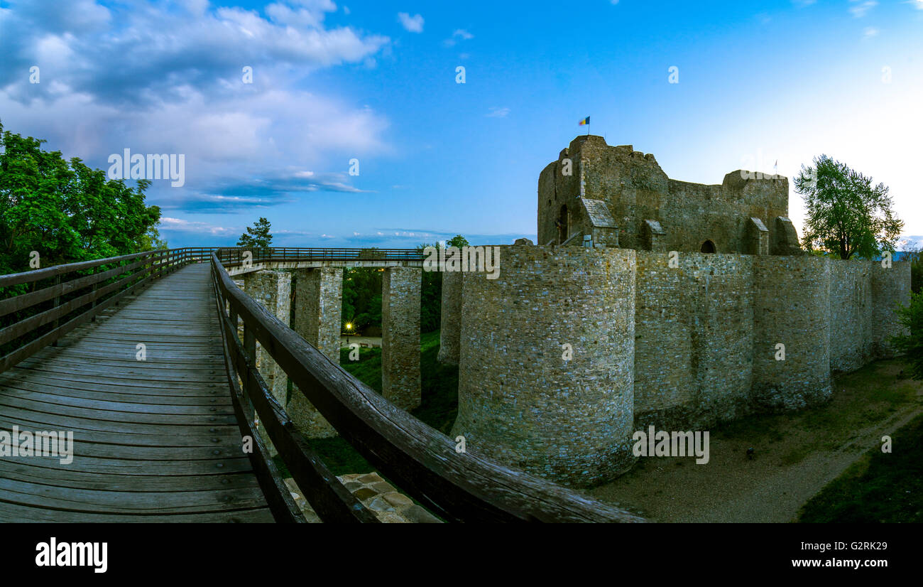 Fortezza di Neamt, Romania Foto Stock