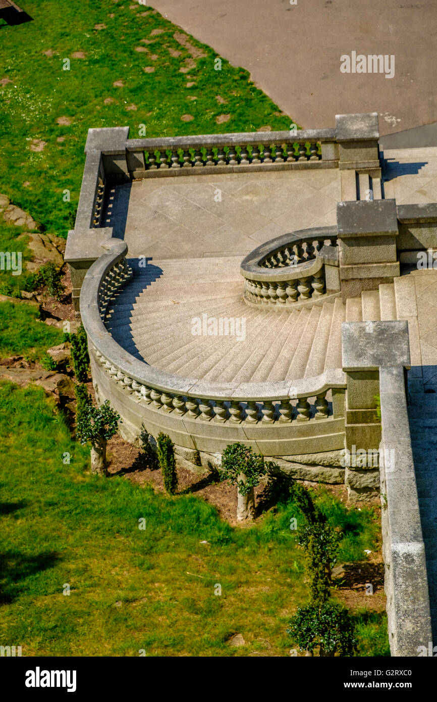 Ashton Memorial Gardens Foto Stock