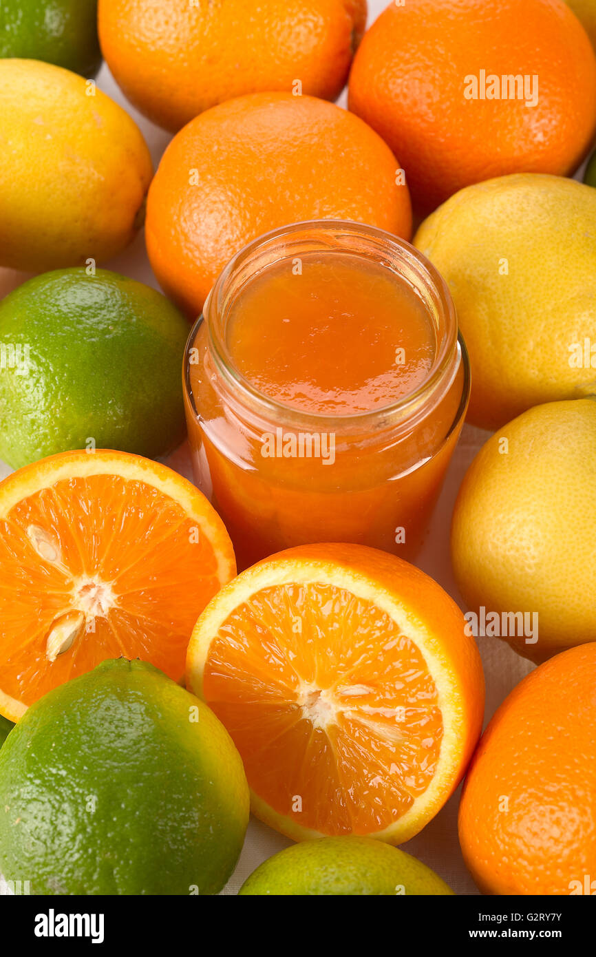 Marmellata di arance Foto Stock