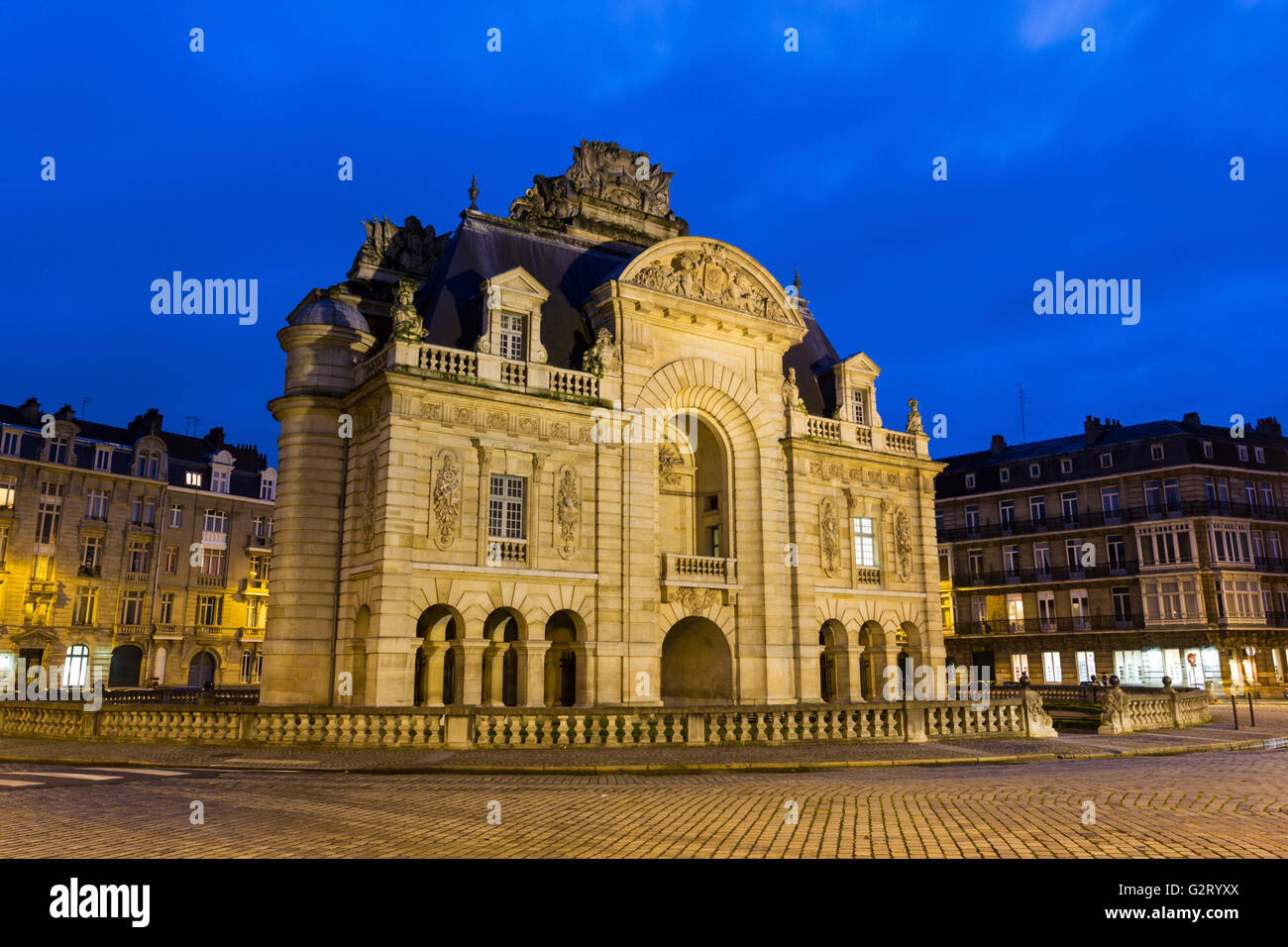 Parigi Storica porta a Lille in Francia Foto Stock