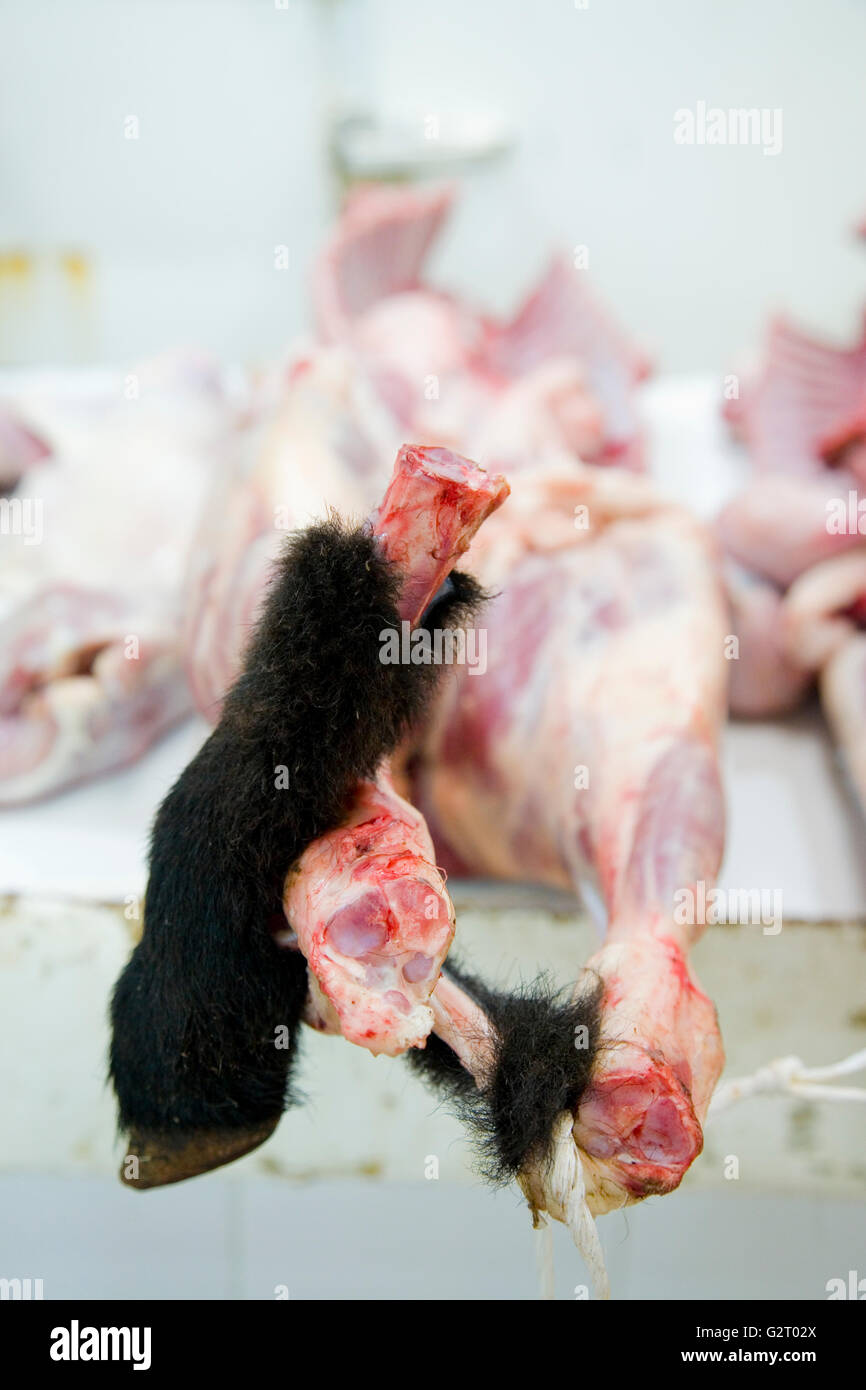 Mercato di carne in città del Messico Foto Stock