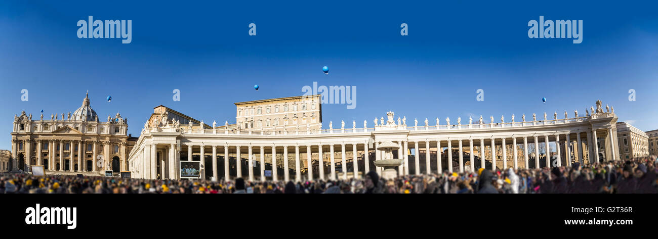 San Pietro Città del Vaticano a Roma Foto Stock