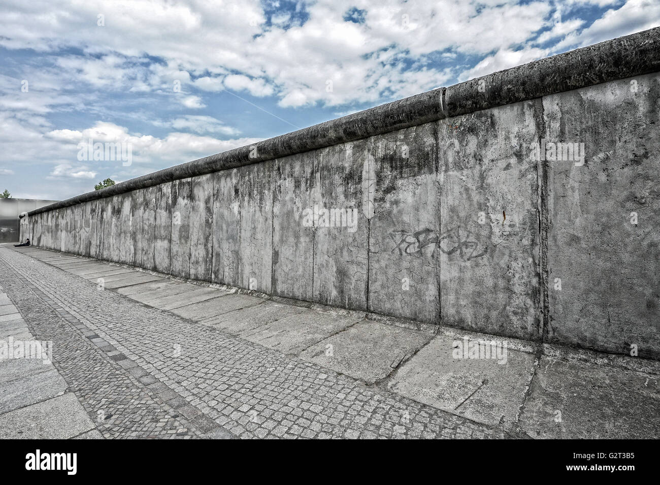 Bernauer street, Memoriale del Muro di Berlino Foto Stock