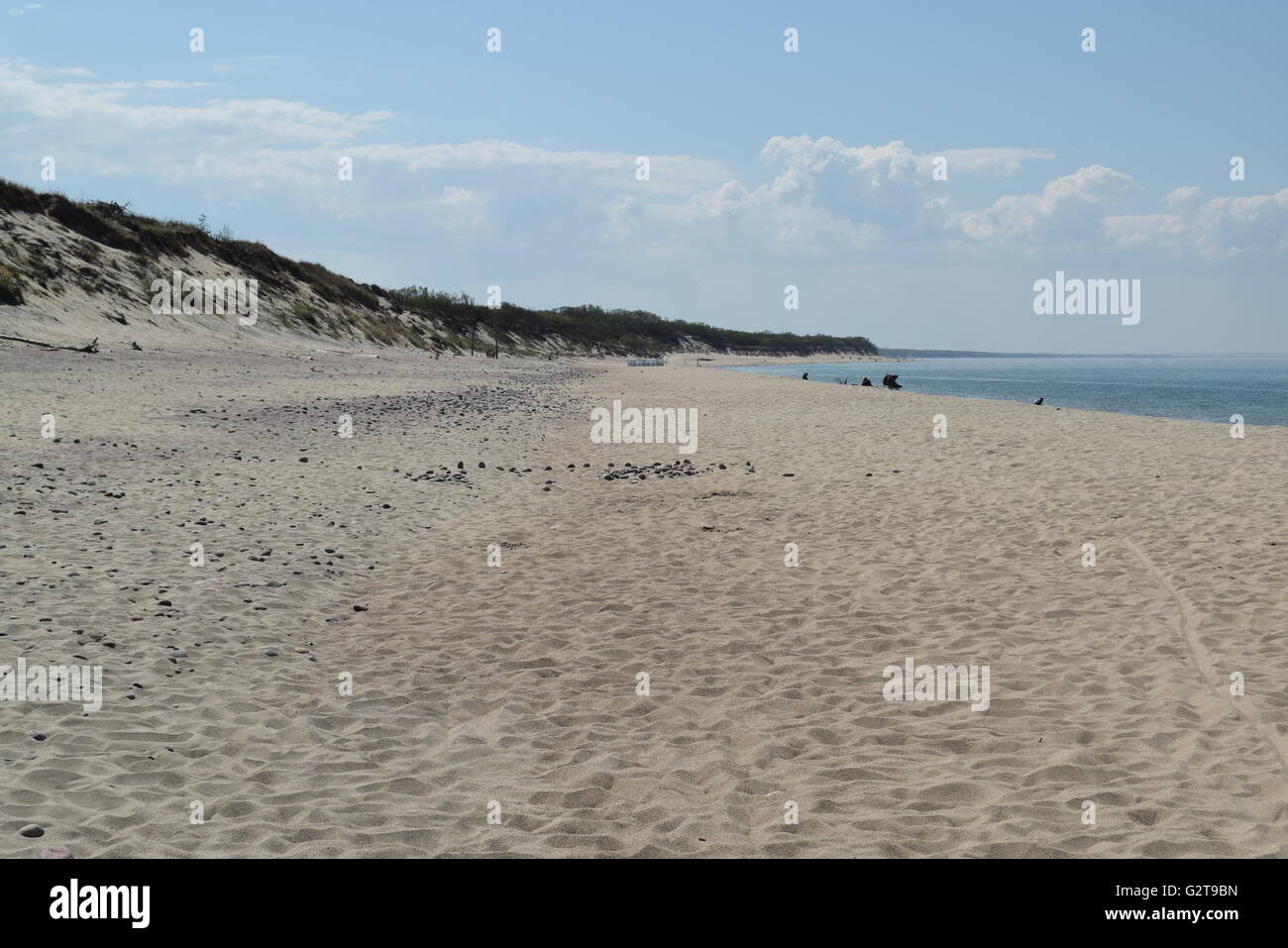 Il Curonian Spit. Il Mar Baltico Dune spiaggia Foto Stock