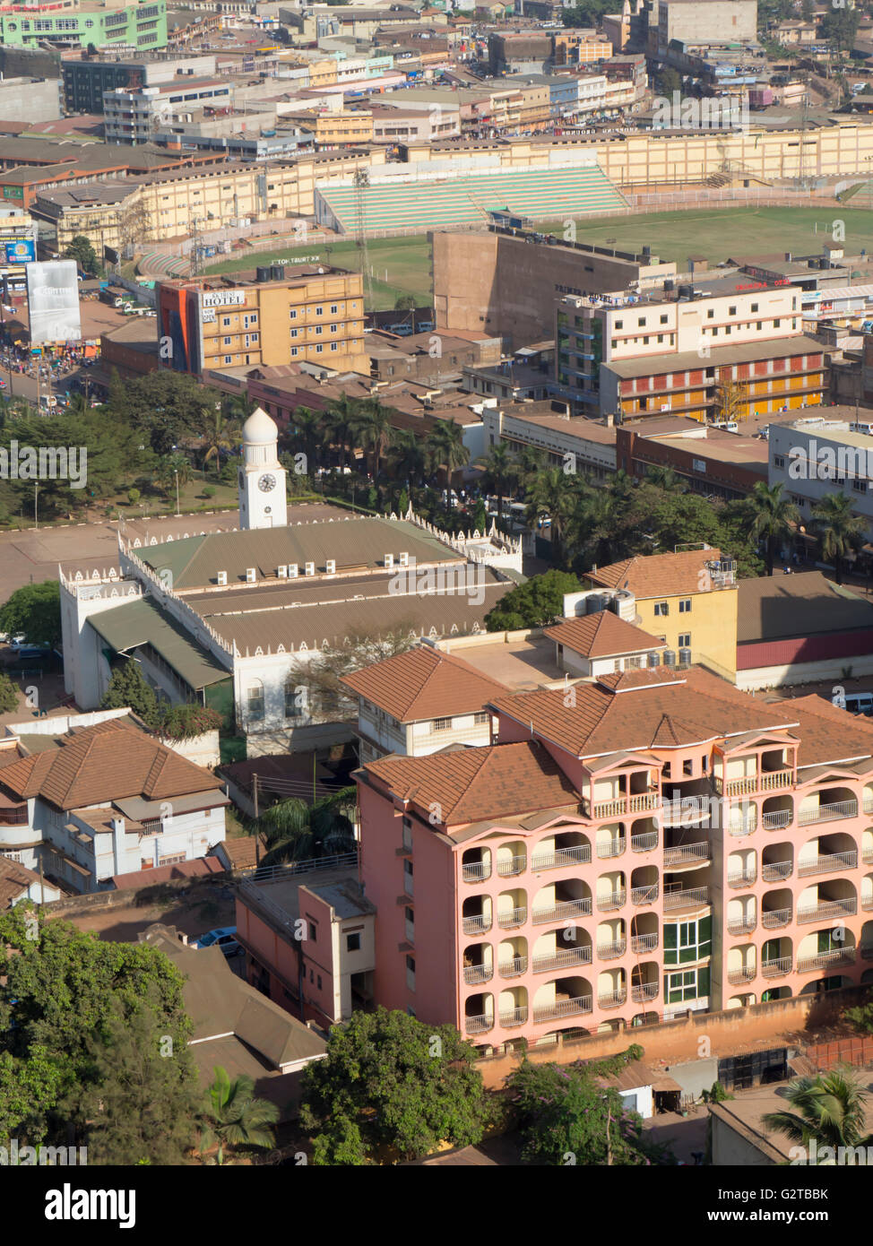 In Uganda, Kampala skyline della città Foto Stock