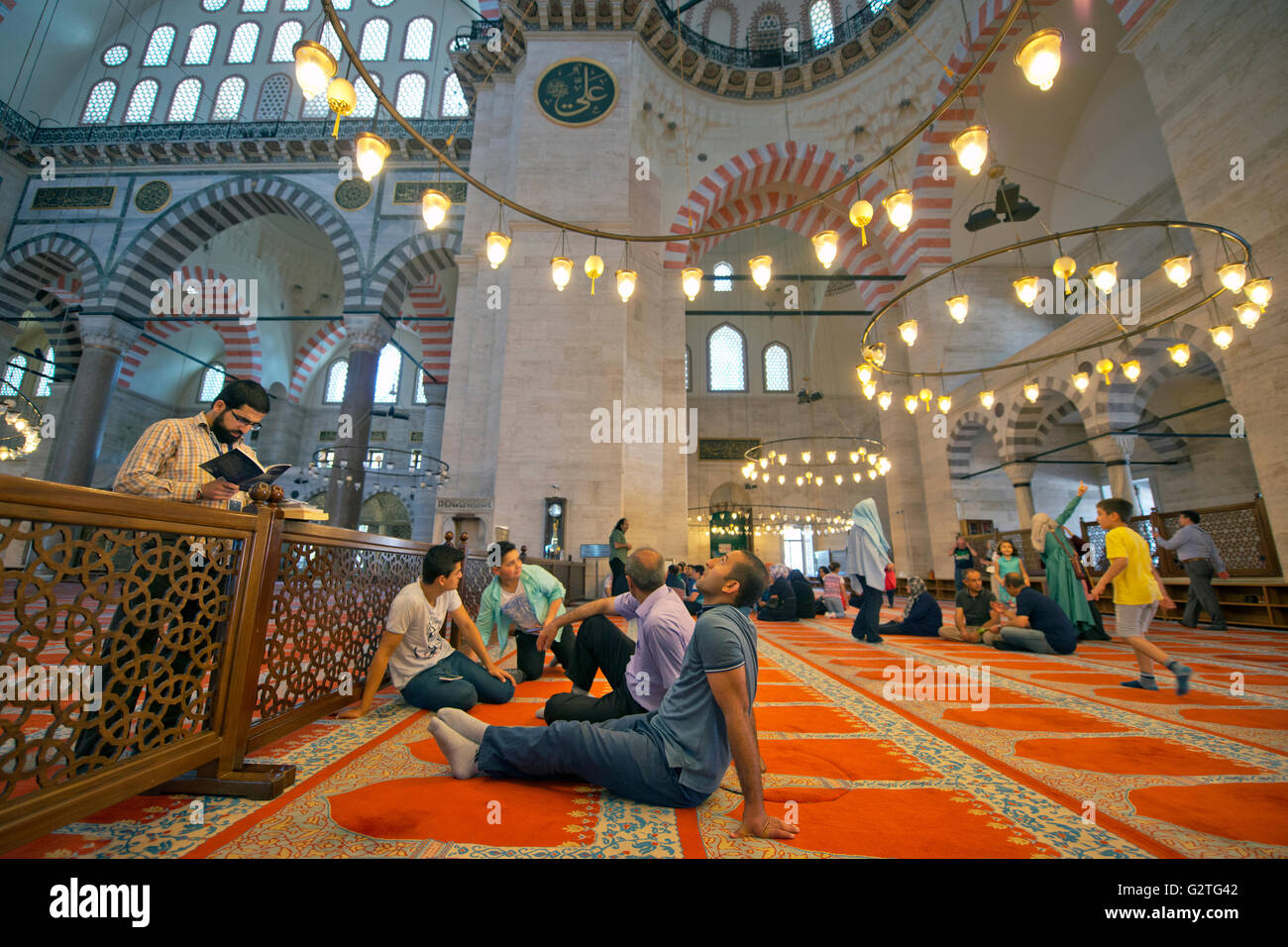La Moschea di Suleymaniye, Istanbul, Turchia Foto Stock