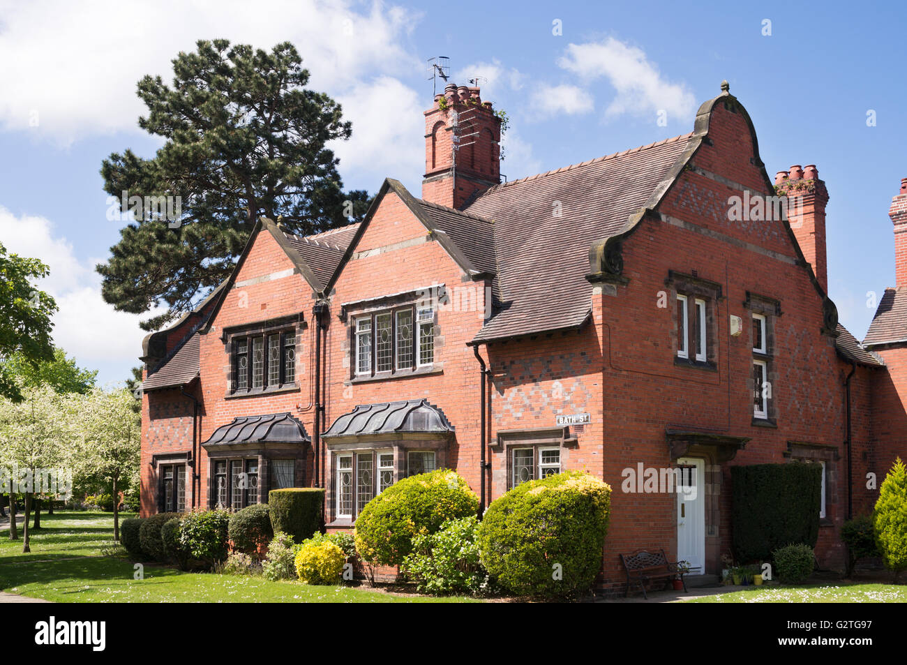 33 Bath Street, Port Sunlight , Merseyside, England, Regno Unito Foto Stock