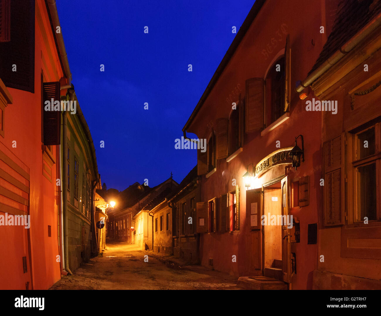 Città vecchia, Romania, Transilvania, Transilvania, Siebenbürgen (Transsilvanien) , Sighisoara (Schäßburg) Foto Stock