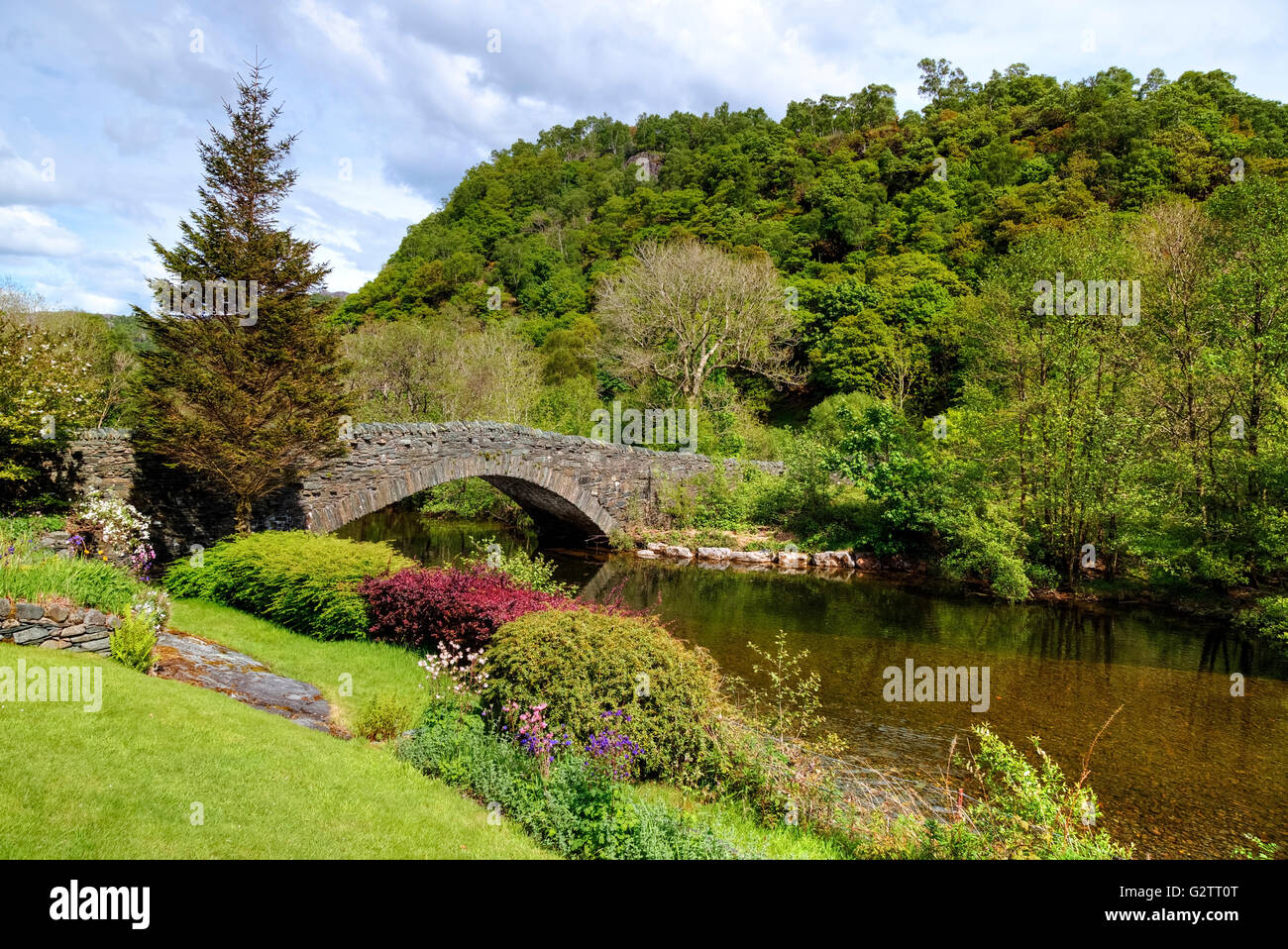 Grange, Borrowdale, Lake District, Cumbria, England, Regno Unito Foto Stock