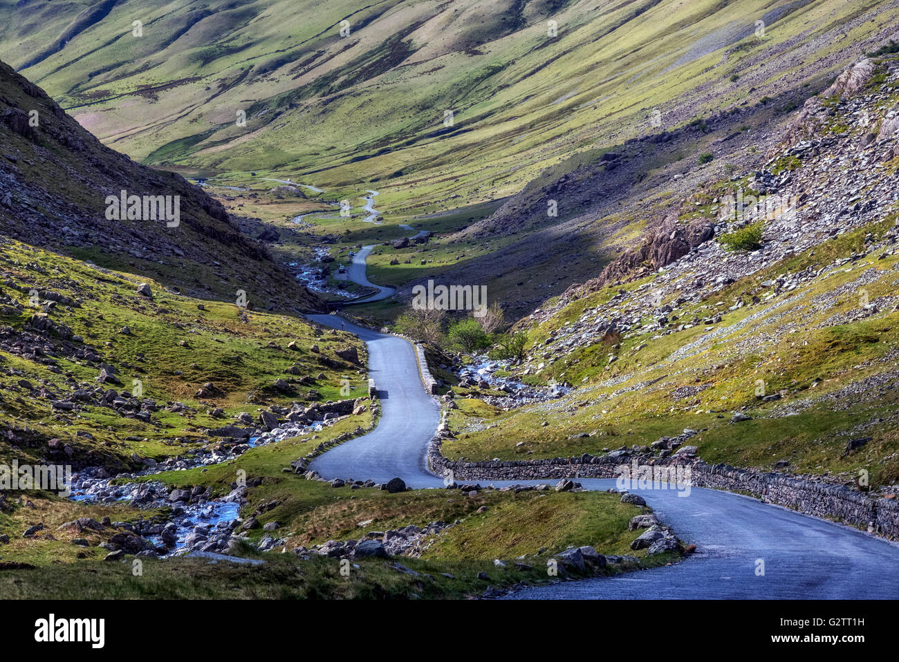 Honister Pass, Lake District, Cumbria, England, Regno Unito Foto Stock