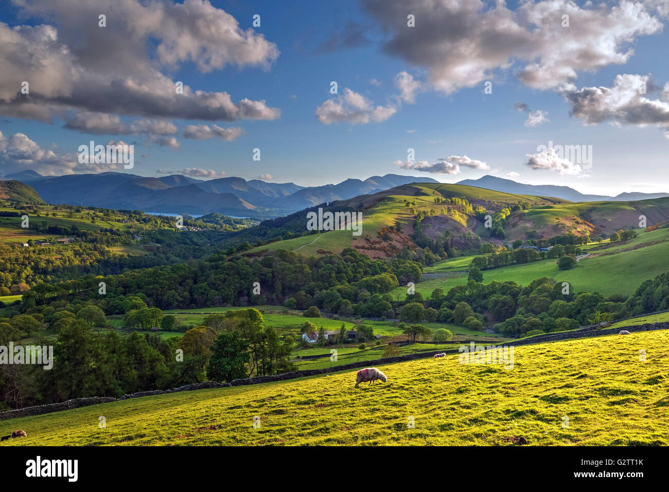 Keswick, Cumbria; Lake District; Inghilterra; Regno Unito Foto Stock