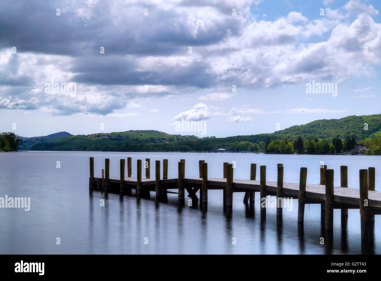 Alta Nibthwaite, Coniston Water, Lake District, Cumbria, England, Regno Unito Foto Stock