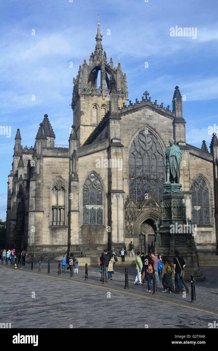 La Scozia, Edimburgo, la Cattedrale di St Giles. Foto Stock