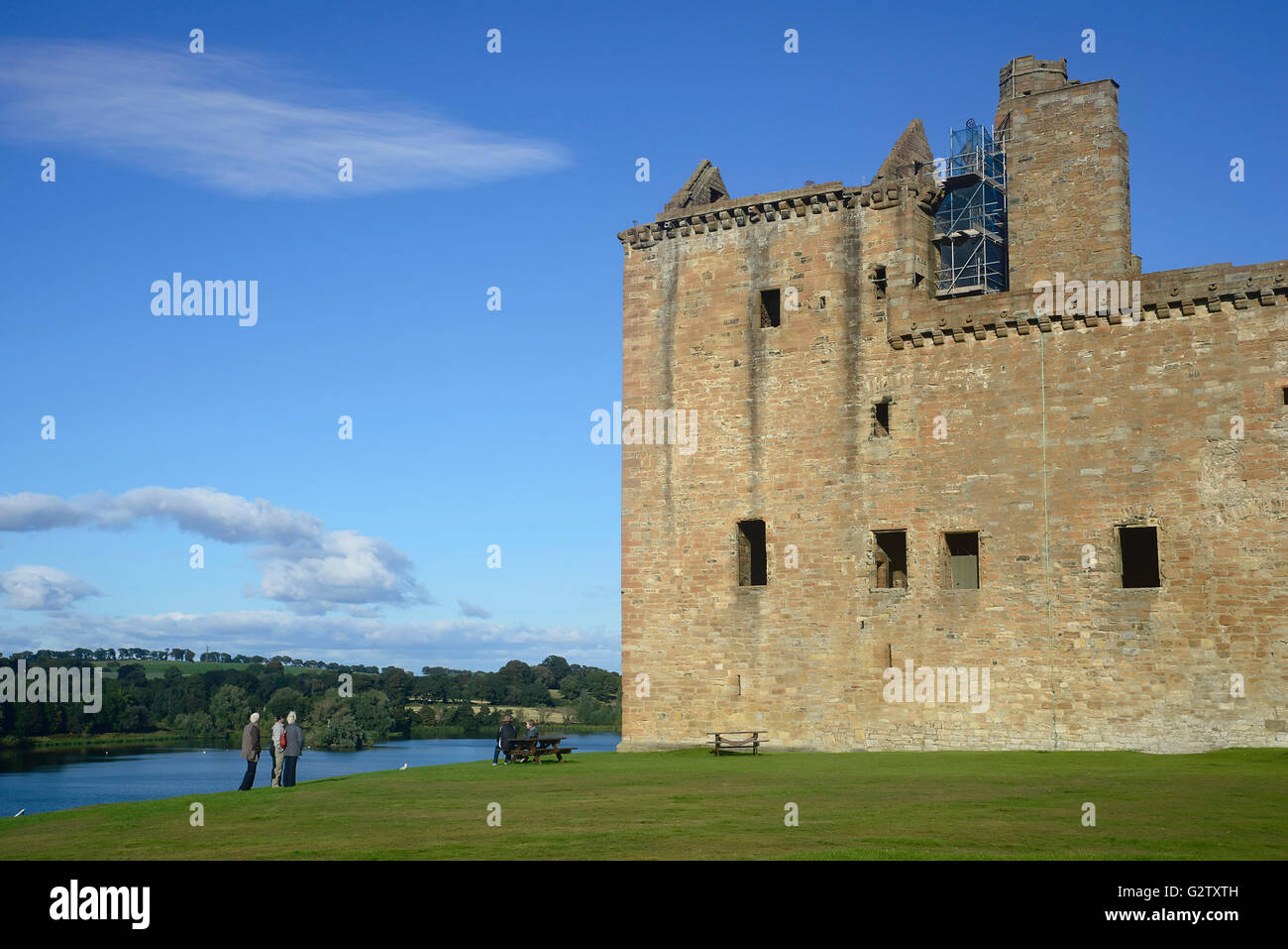 La Scozia, Edimburgo, Linlithgow Palace. Foto Stock