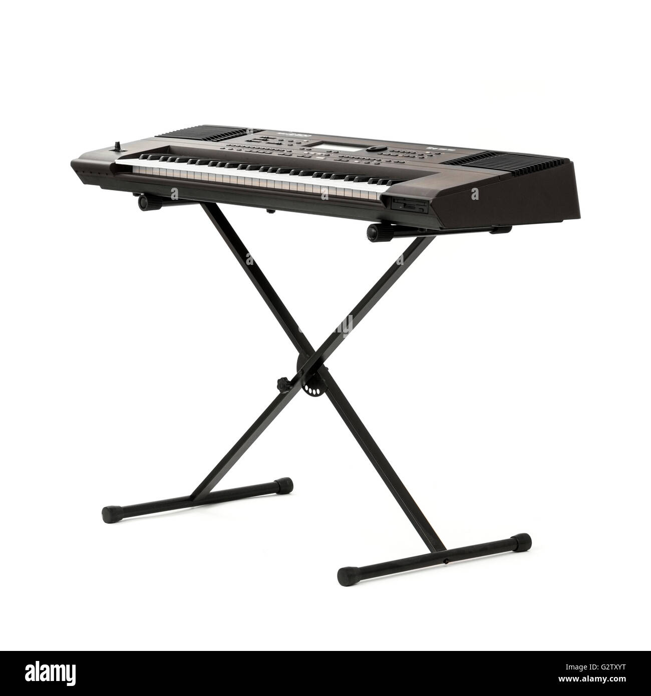 Roland E-600 musica elettronica tastiera. Questo 61-nota tastiera dal degli anni novanta ha avuto qualche taglio-bordo nuove funzioni per il periodo. Foto Stock