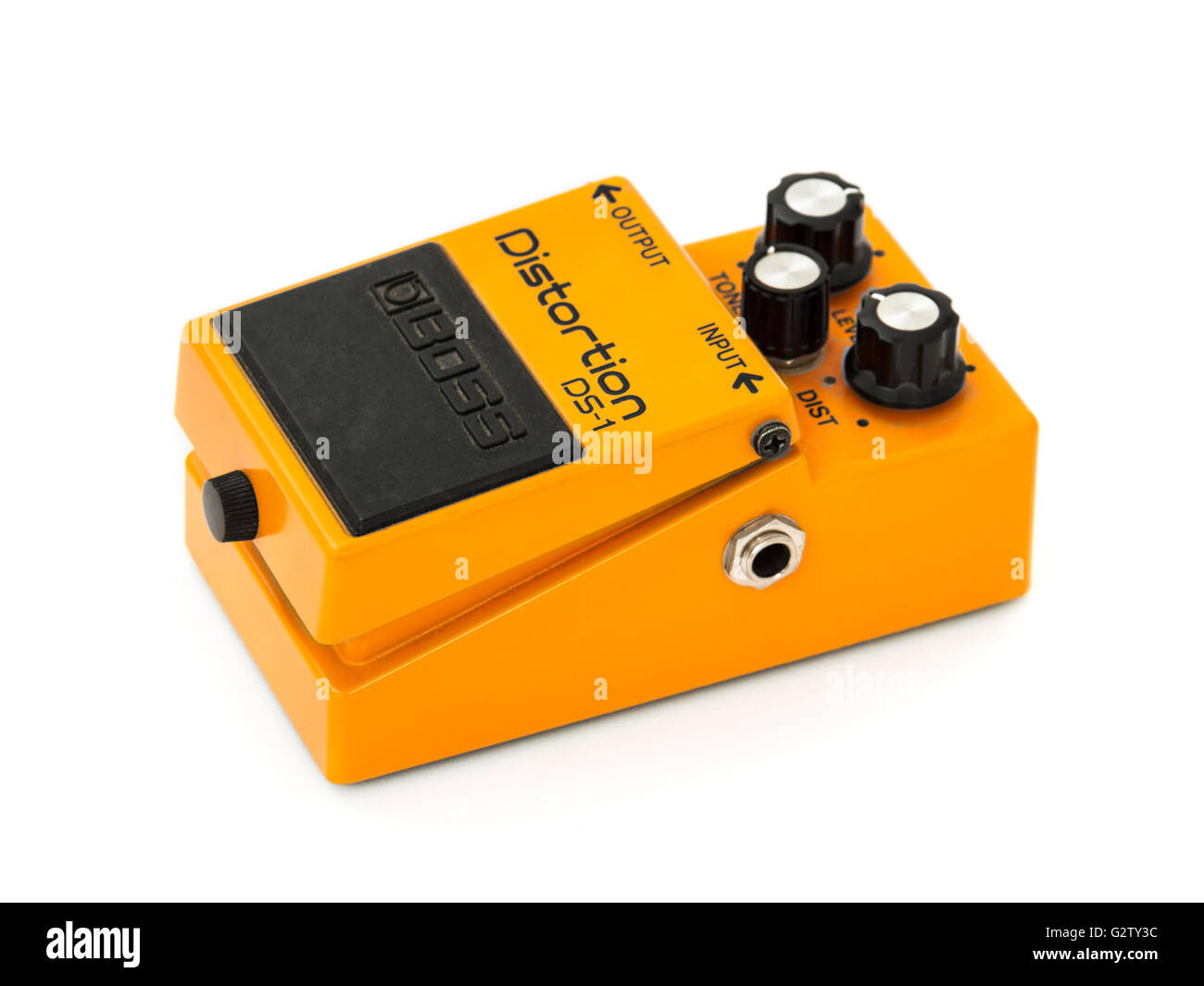 Boss DS-1 distorsione chitarra Effetti Pedal Foto Stock