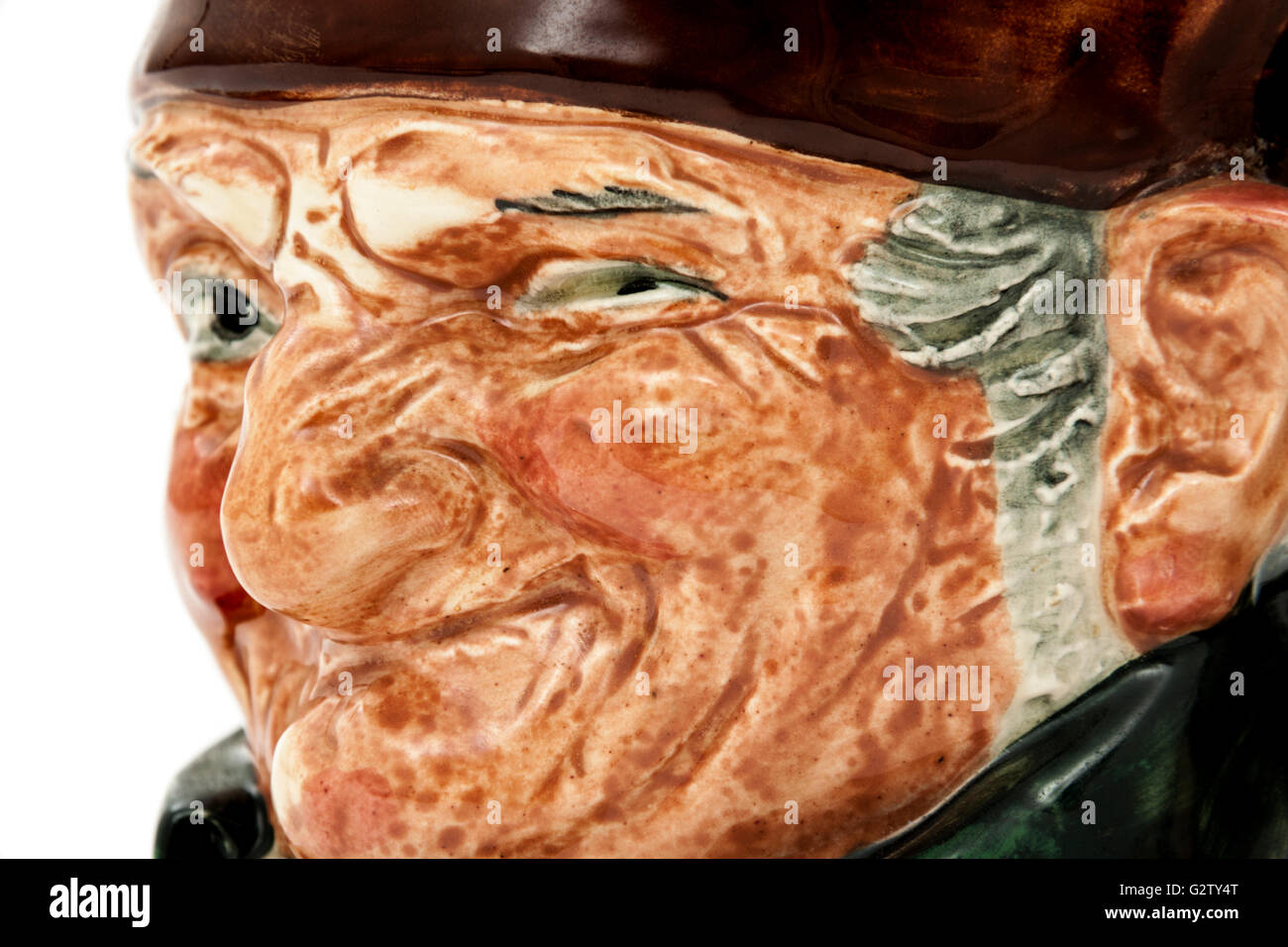 Vintage Royal Doulton "Vecchio Charley' (D5420) carattere / Toby brocca dai primi anni quaranta progettata da Charles Noke. Foto Stock