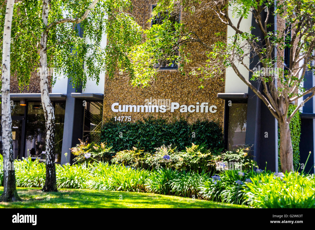 Cummins Pacific LLC distributore per la California e Hawaii di motori, generatori, Marine e di altre unità di alimentazione. Foto Stock