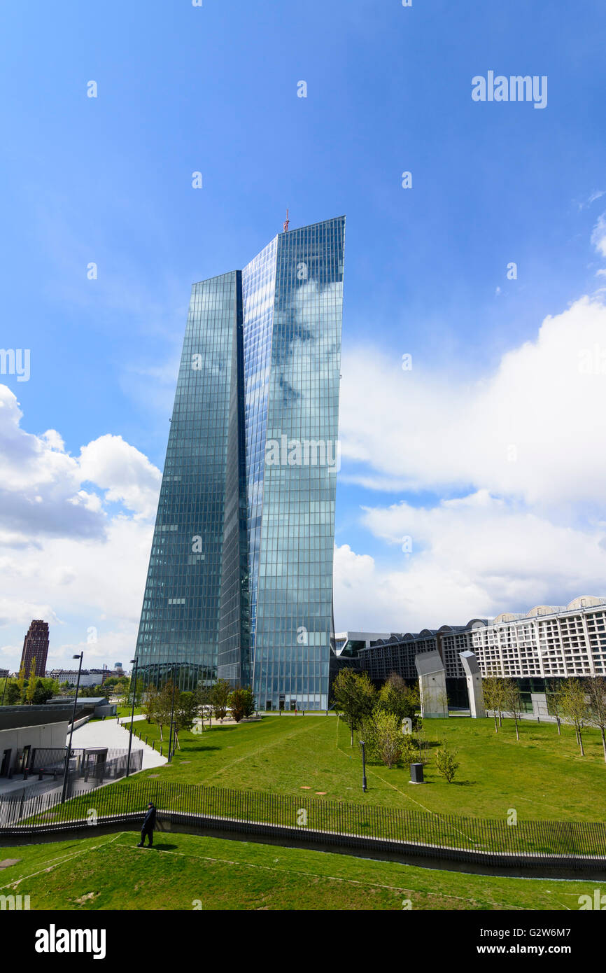 Banca centrale europea ( BCE ), Assia, Hesse , Frankfurt am Main Foto Stock