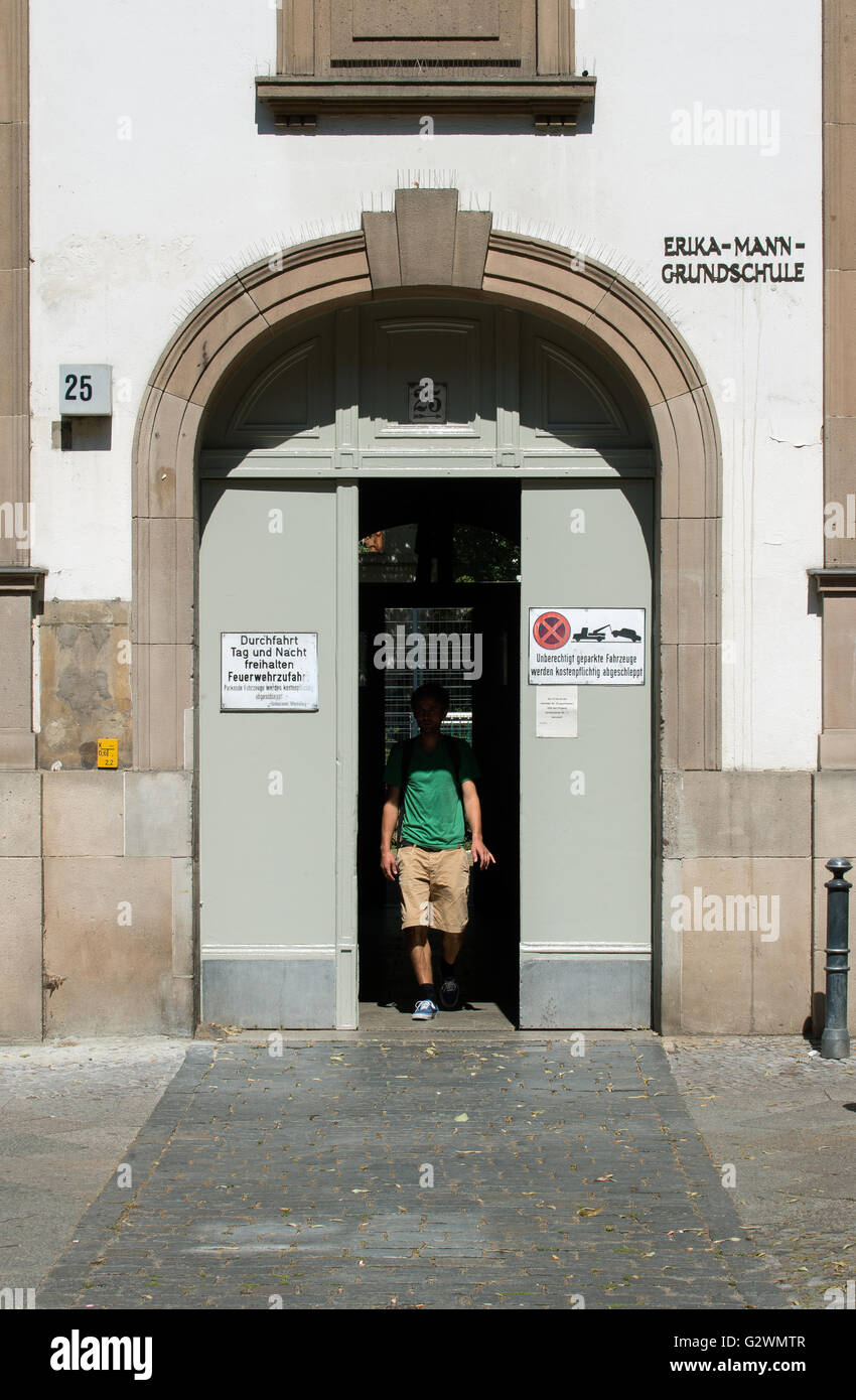 Berlino, Germania, Erika-Mann Scuola Elementare di Berlin-Wedding Foto Stock