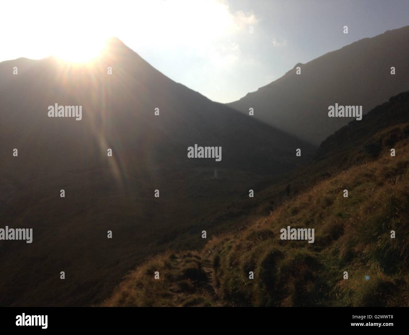 In Romania le montagne dei Carpazi Foto Stock