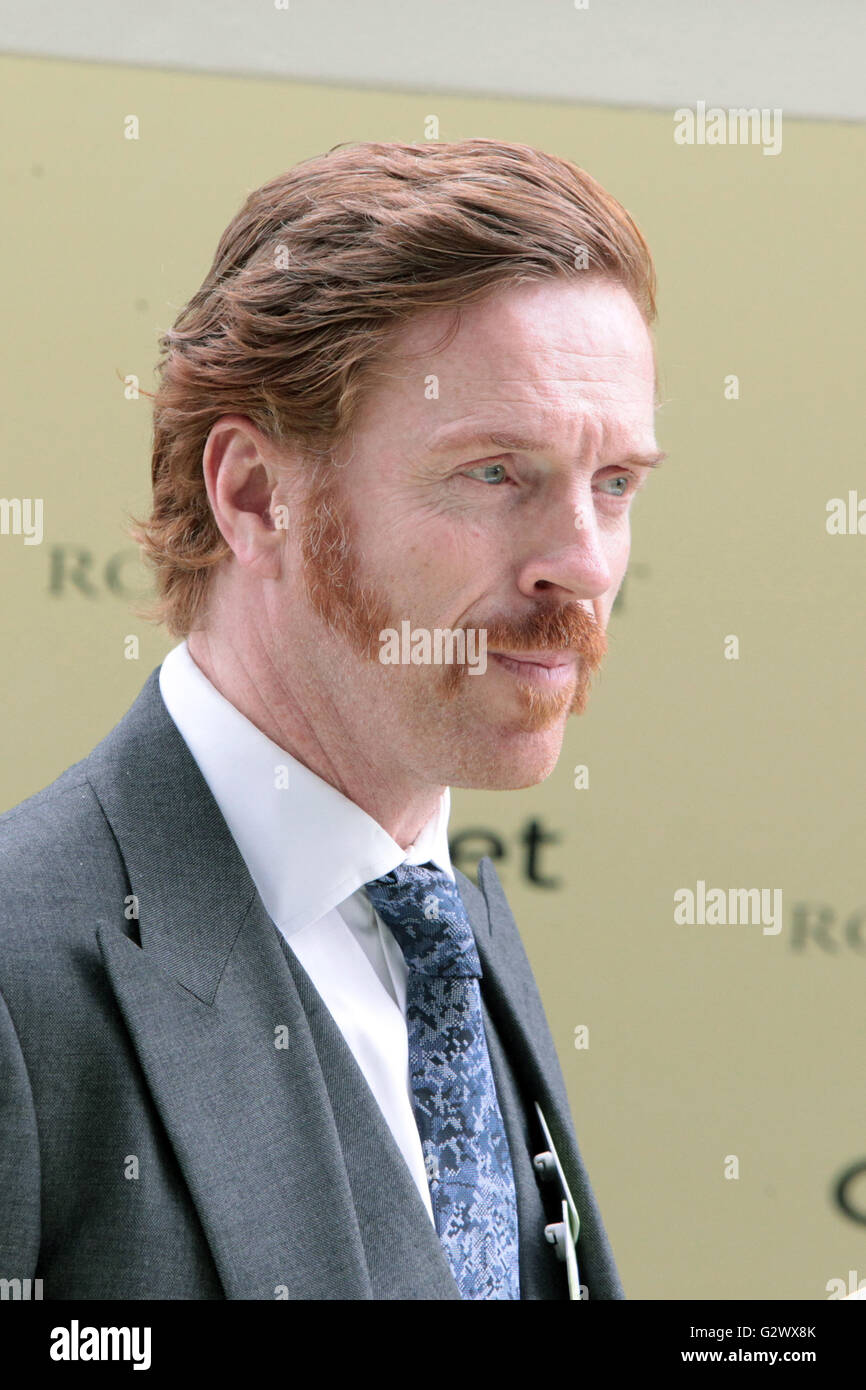 16.06.2015, Ascot , Berkshire, Grossbritannien - Damian Lewis, attore. 00S150616D724CAROEX.JPG - non per la vendita in G E R M A N Y, A U S T R I A, S W I T Z e R L A N D [modello di rilascio: NO, la proprietà di rilascio: NO, (c) caro agenzia fotografica / sorge, http://www.caro-images.com, info@carofoto.pl - Qualsiasi uso di questa immagine è soggetto a royalty!] Foto Stock