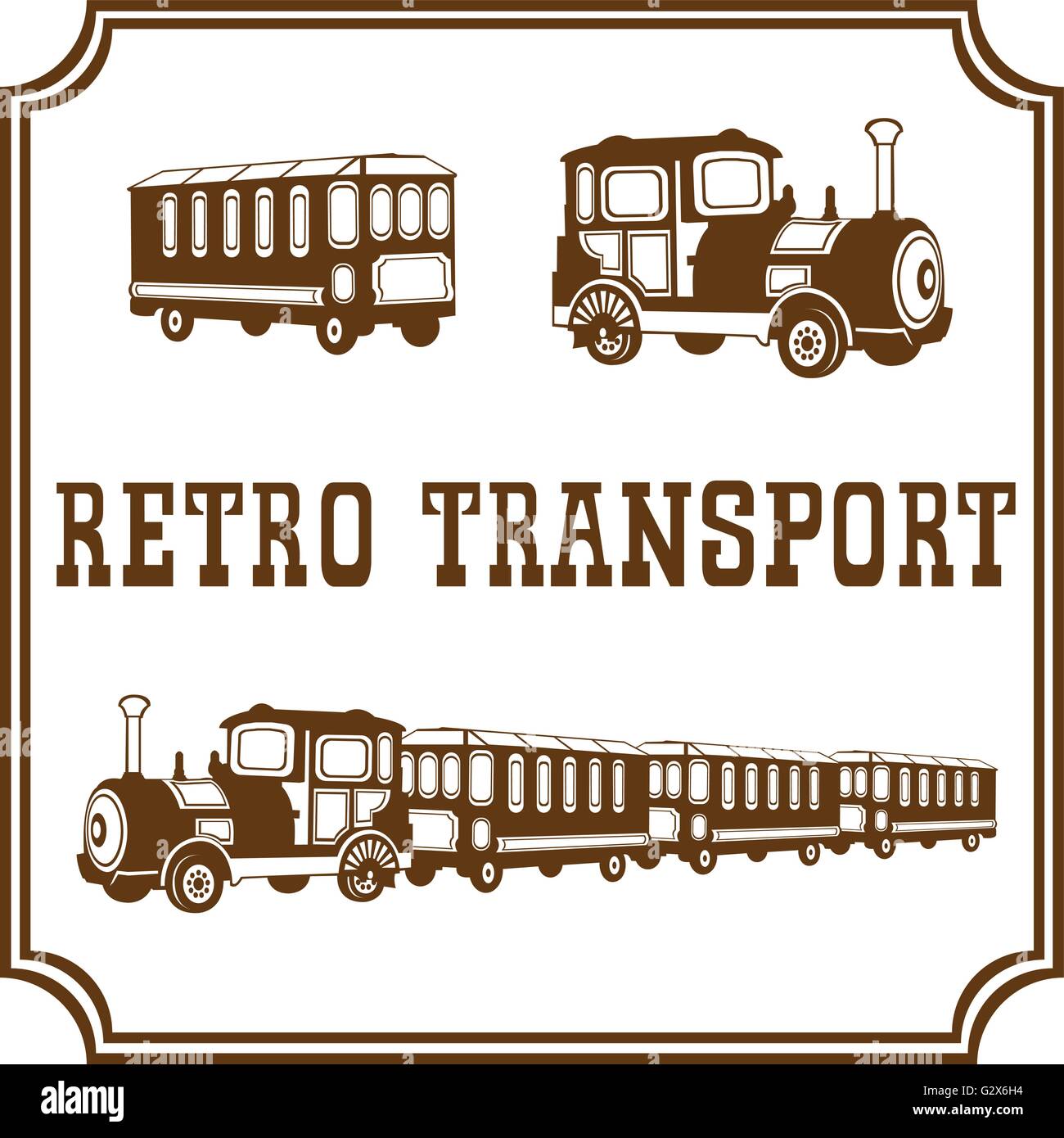 Trasporto retrò Illustrazione Vettoriale