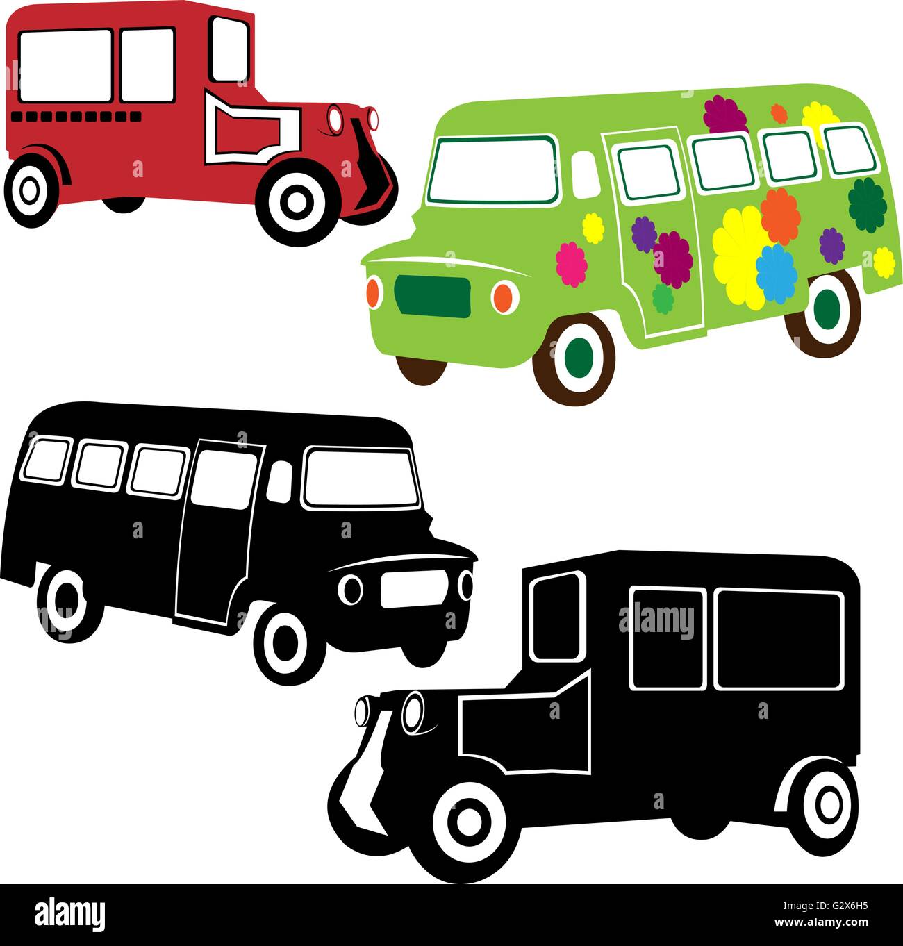 Trasporto retrò Illustrazione Vettoriale