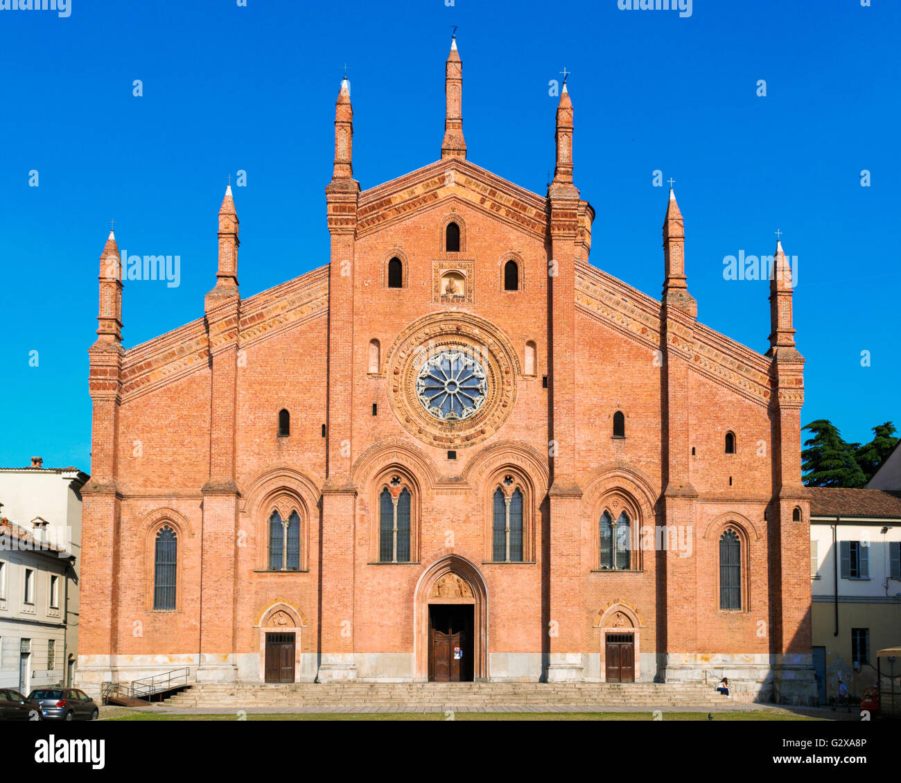La chiesa di Santa Maria del Carmine" a Pavia Foto Stock