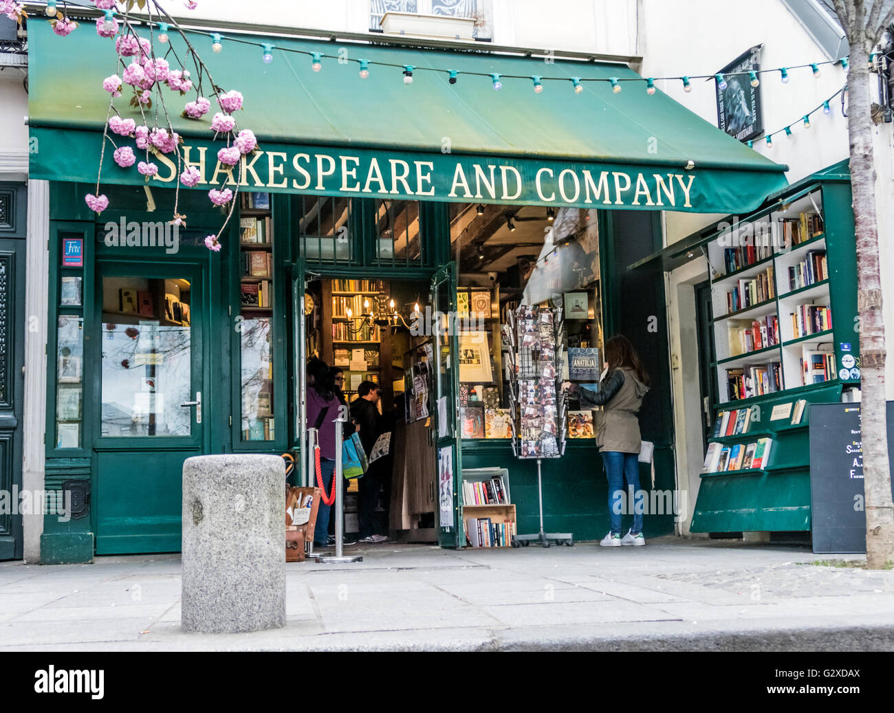 Shakespeare e la società bookstore, Parigi Foto Stock