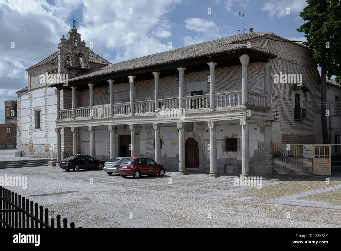 Ospedale Reale dell Immacolata Concezione di Madrigal de las Altas Torres, 1443, Avila, Spagna. Foto Stock
