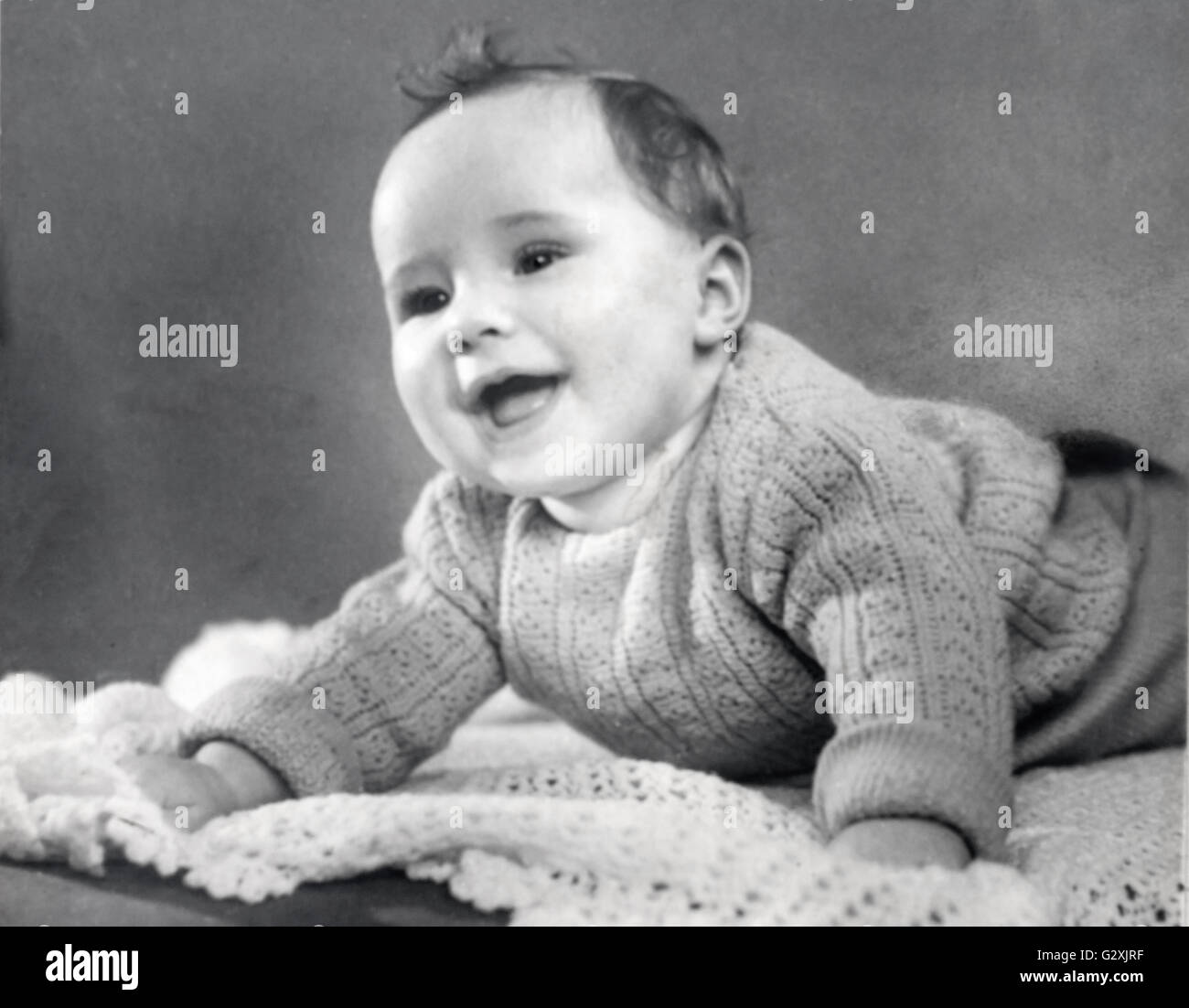 Raccolta di foto di criminalità scrittore Peter James a sua infanzia home in Brighton East Sussex. Raccolta di foto da Andrew Hasson, Foto Stock