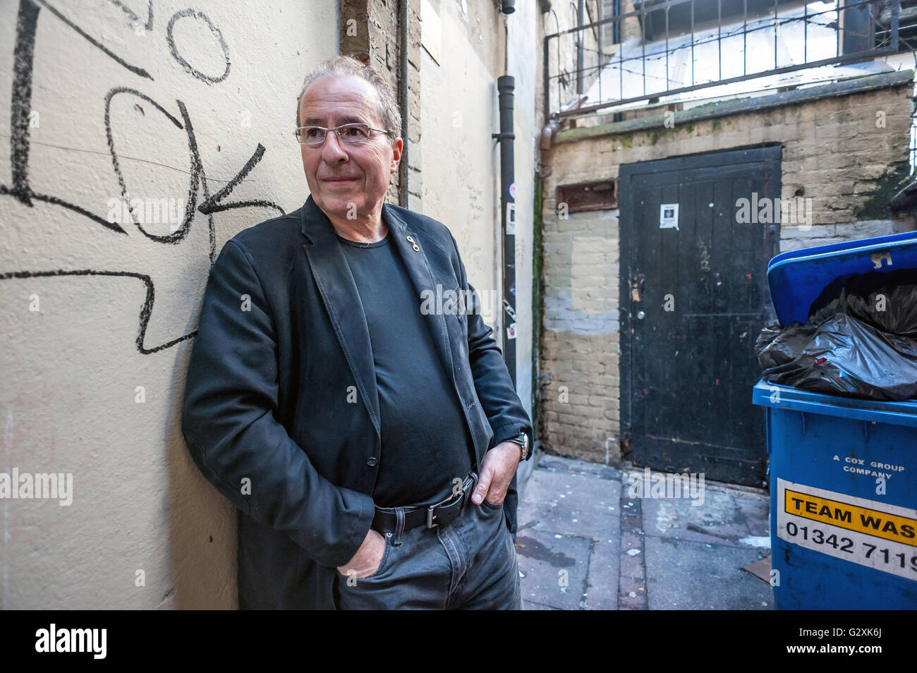 La criminalità scrittore Peter James fotografato in Brighton. Foto Stock