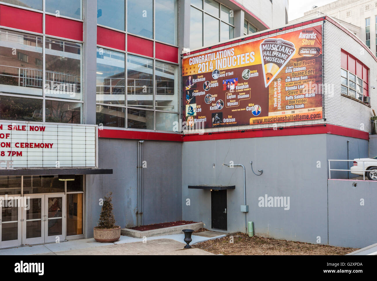 Musicisti Hall of Fame e il museo nel centro cittadino di Nashville Tennessee Foto Stock