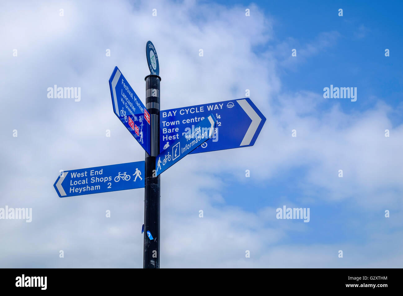 Informazioni turistiche segno Foto Stock