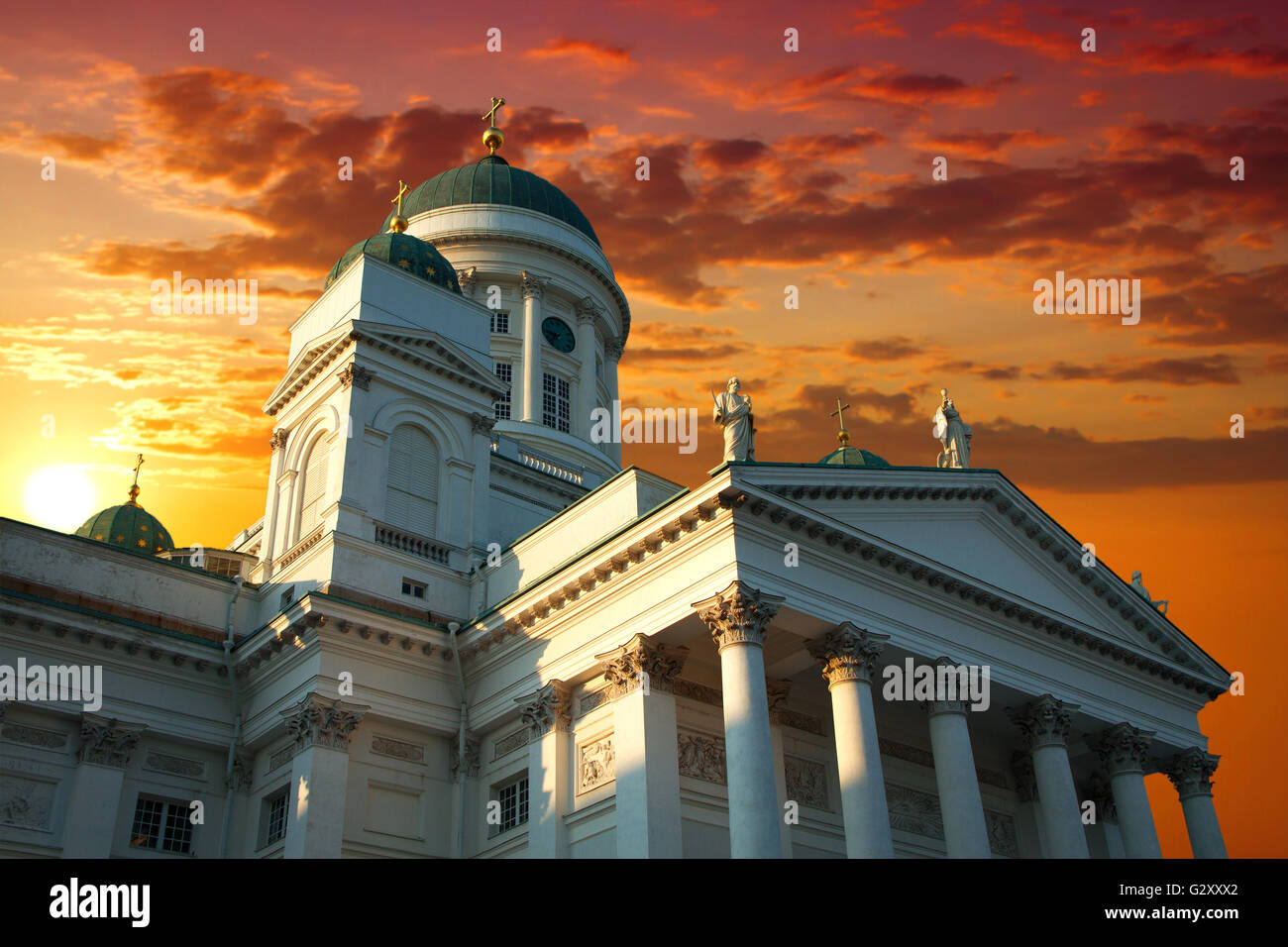 Il pittoresco e molto bella foto HDR Helsinki Foto Stock