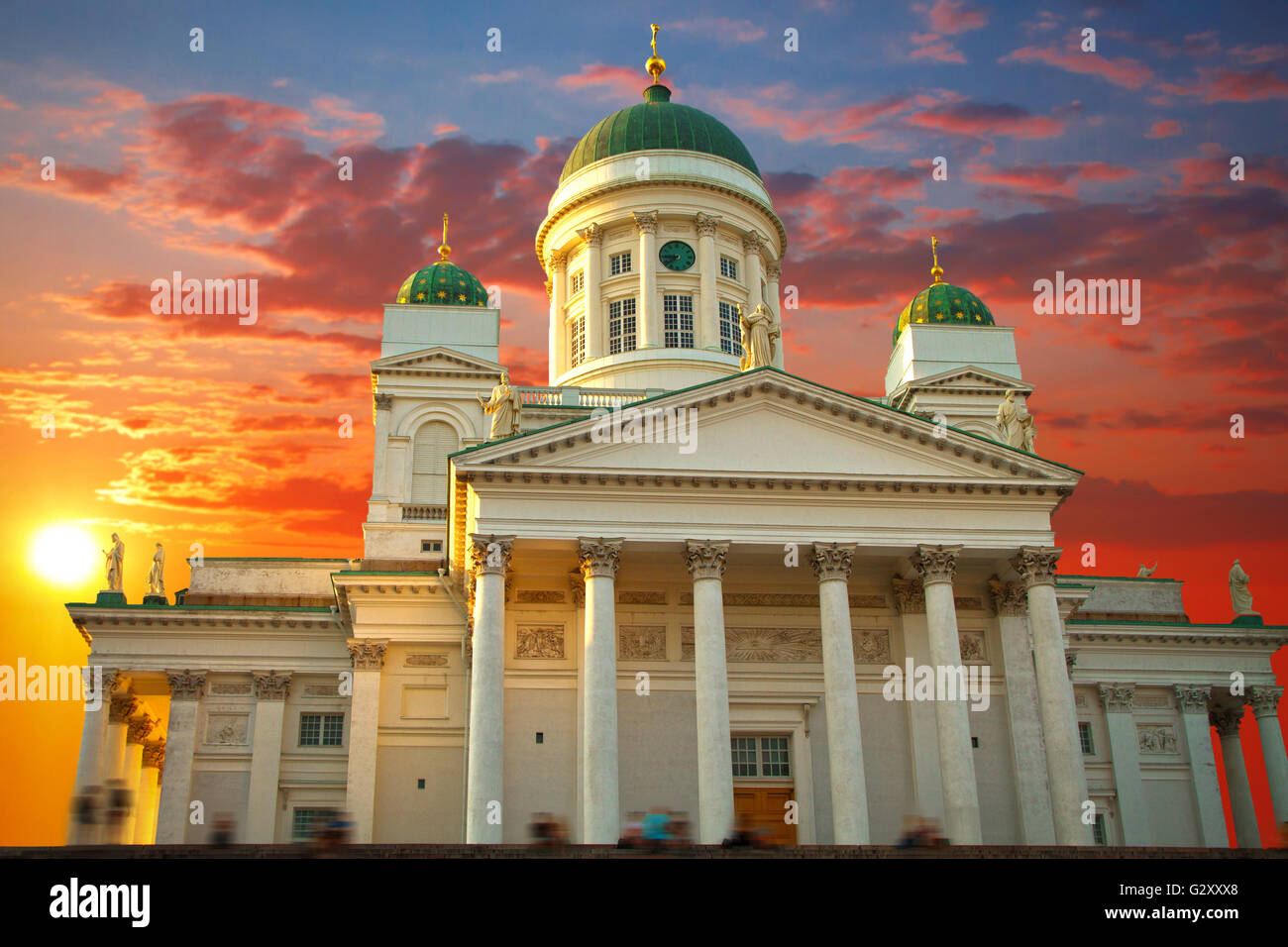 Il pittoresco e molto bella foto HDR Helsinki Foto Stock