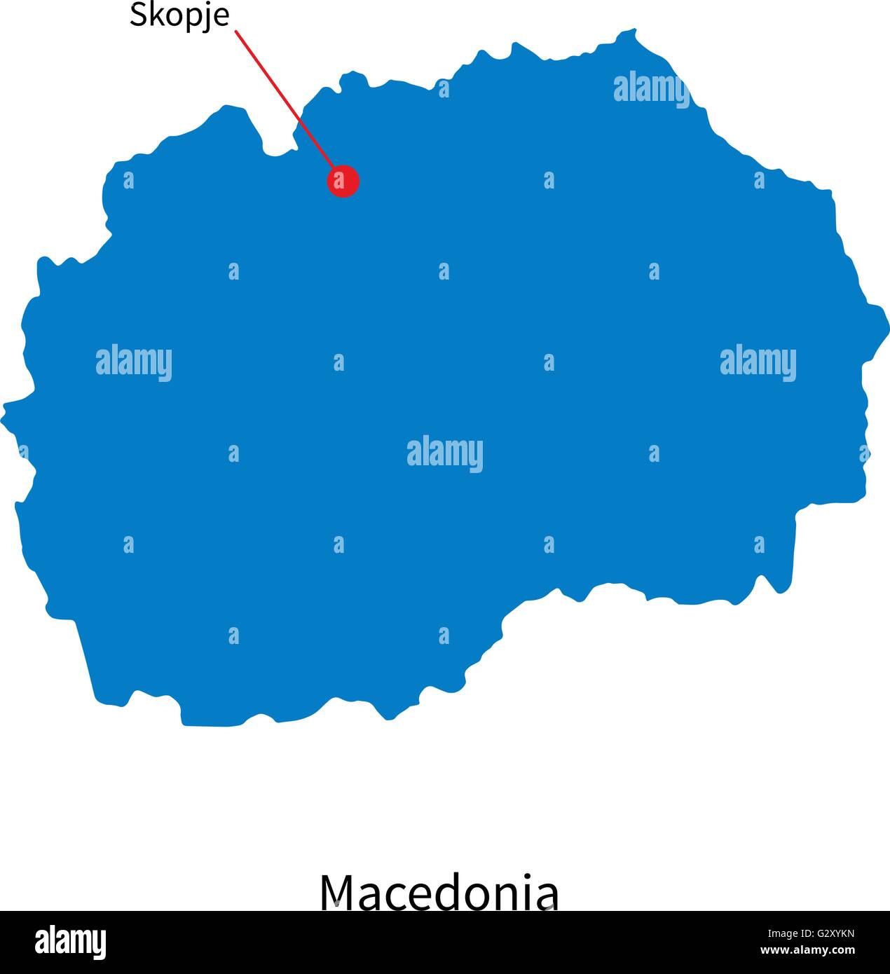 qual è la capitale della macedonia