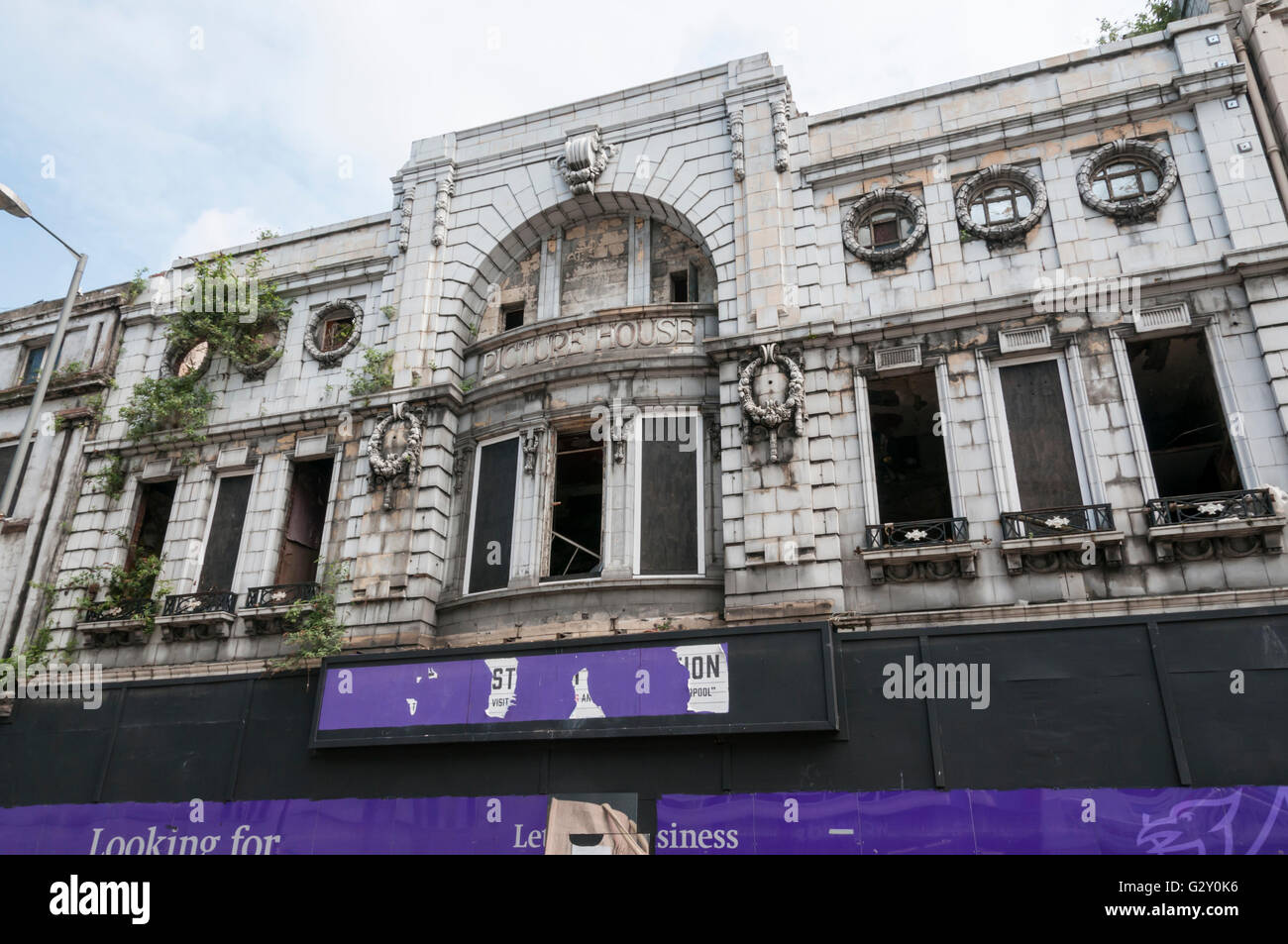 La vecchia immagine House di Lime Street, Liverpool. Foto Stock