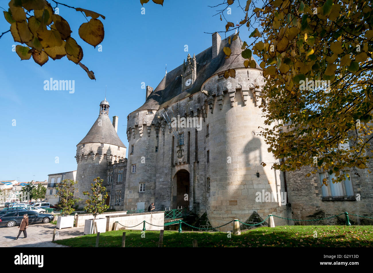 Imperia Chateau nella parte sud-ovest della Francia. Foto Stock