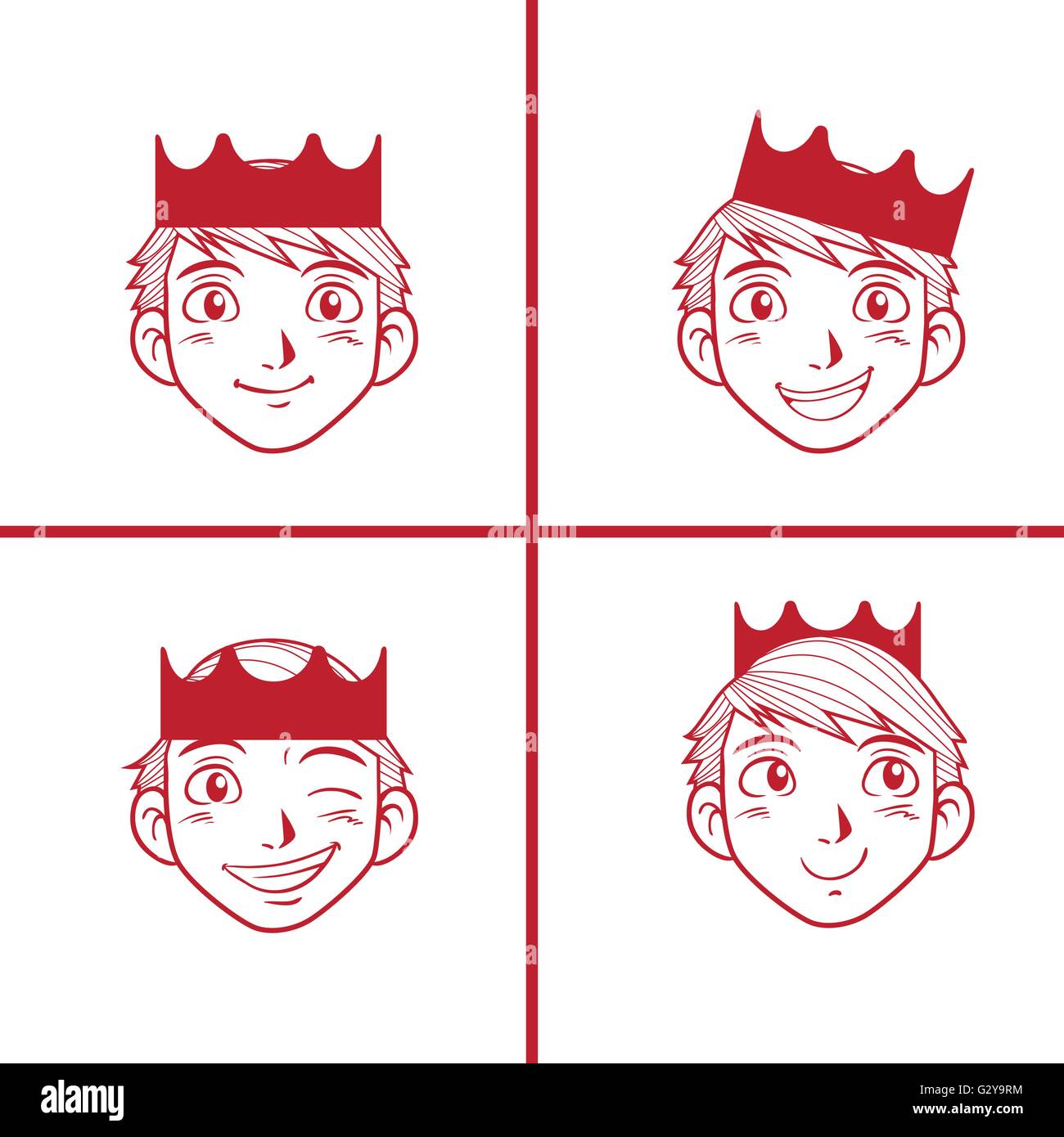 Corona di re Illustrazione Vettoriale