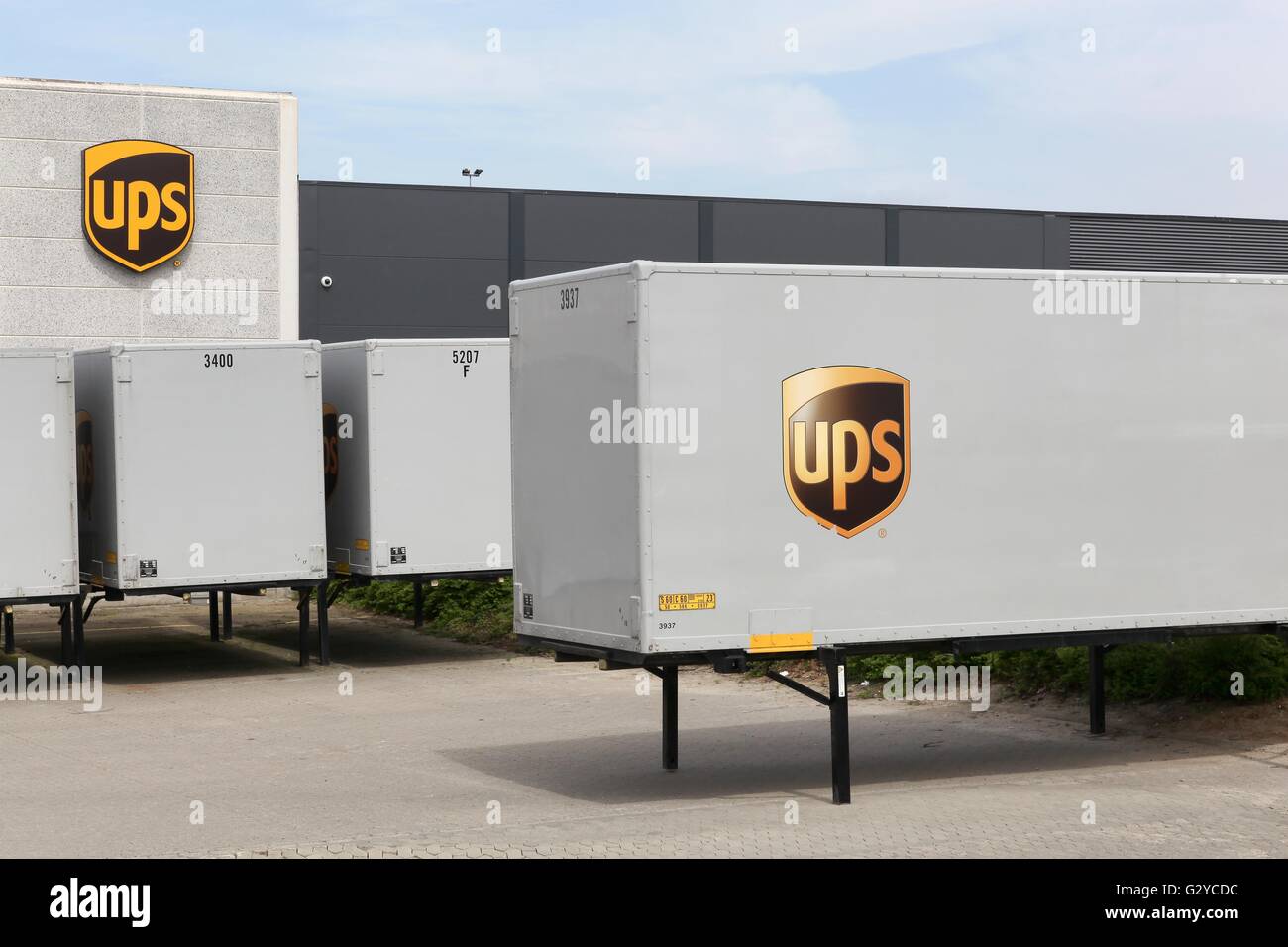 UPS Logistics Center Foto Stock