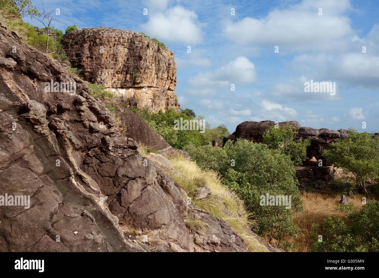 Cannon Hill regione vicino Oriente Alligator River, a ovest di Arnhem Land, Australia Foto Stock