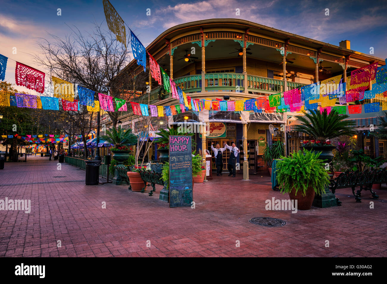 Presso il mercato messicano (el Mercado), San Antonio, Texas, Stati Uniti d'America, America del Nord Foto Stock