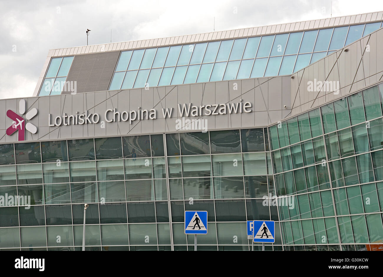 Aeroporto internazionale di Varsavia, Frederic Chopin Polonia Foto Stock