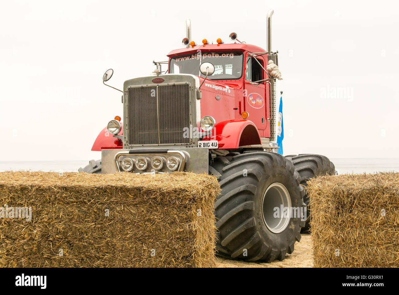 Un monster truck in mostra a Bournemouth ruote Festival, Giugno 2016 Foto Stock